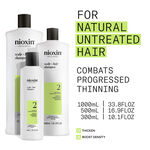 Nioxin System 2 Shampoing Cuir Chevelu + Cheveux 1l