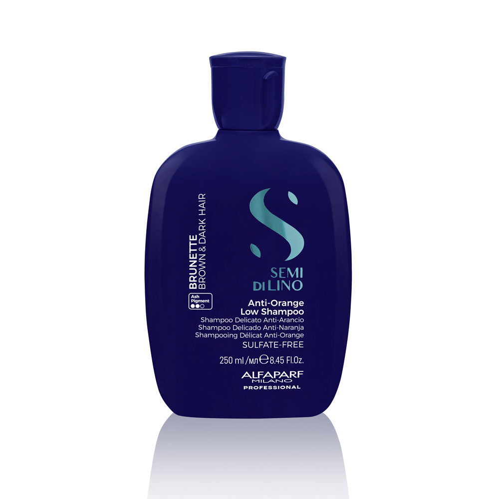 Alfaparf Milano Semi Di Lino Brunette Shampooing D&eacute;licat Anti-Reflet Orange 250ml
