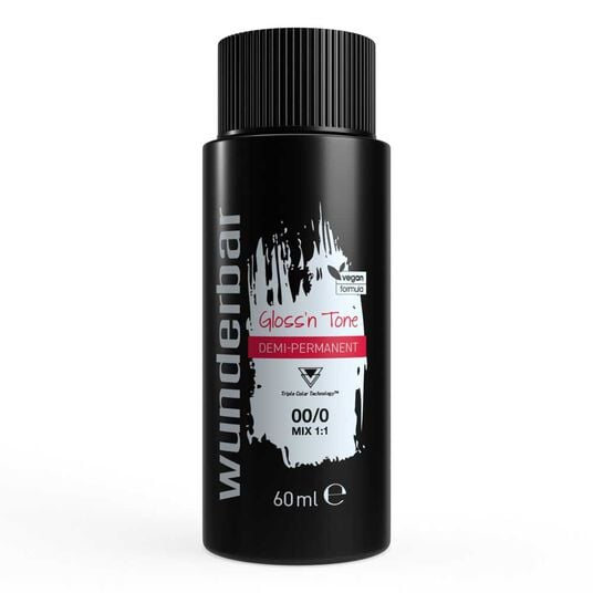 Wunderbar Gloss'n Tone Coloration Liquide Demi-Permanente 00/0 Clair 60ml