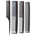 Cricket Ensemble de 4 Peignes Noir