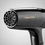 BaByliss PRO Falco Sèche-cheveux italien à grande vitesse or et noir BAB8550E