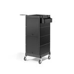 S-PRO Table de Travail Discrete Noir