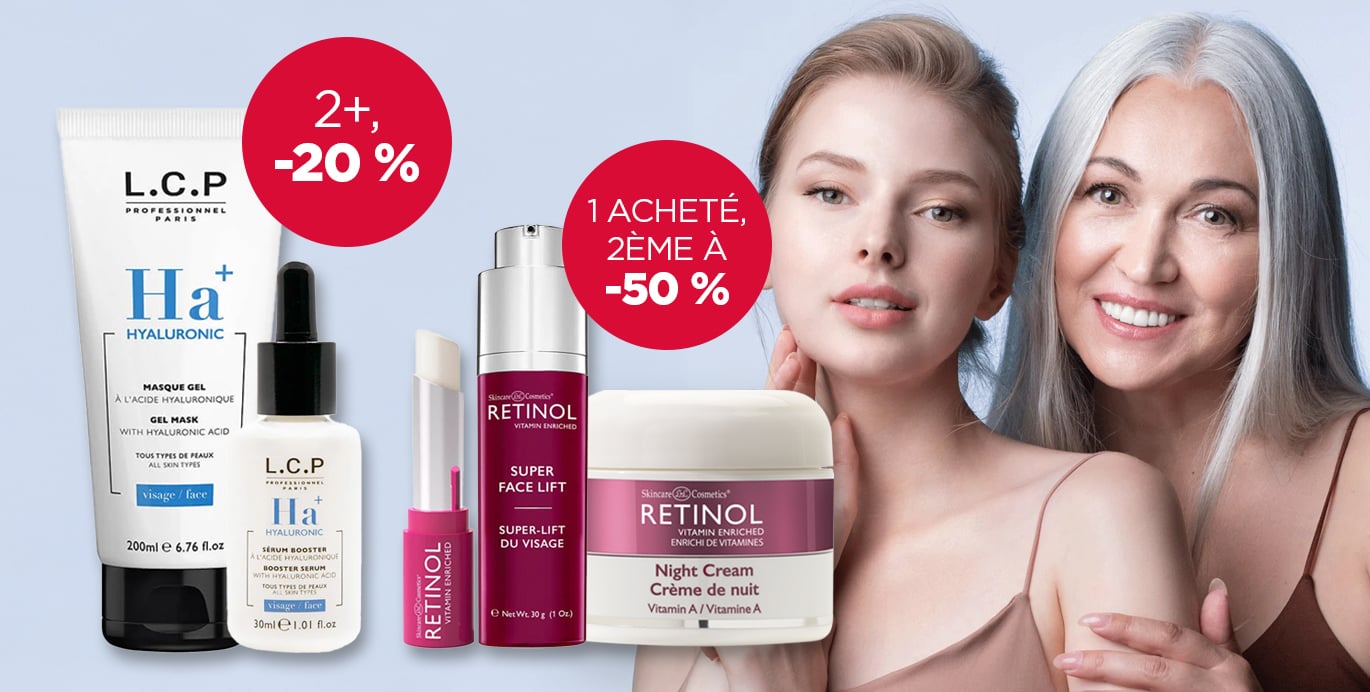 Retinol: Jusqu'à -25 %
