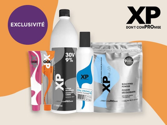 XP: coloration, soins de cheveux et le coiffage