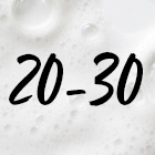20-30 lavages