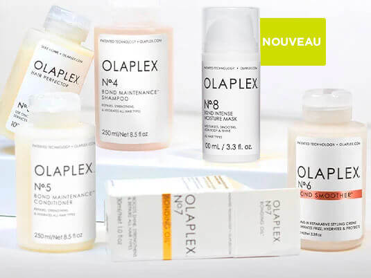 Agissez en profondeur avec le seul système pour salon qui répare les liaisons capillaires. Essayez sans tarder OLAPLEX, la molécule qui a révolutionne le soin pour les cheveux.