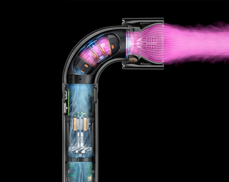 Un moteur puissant développé par Dyson