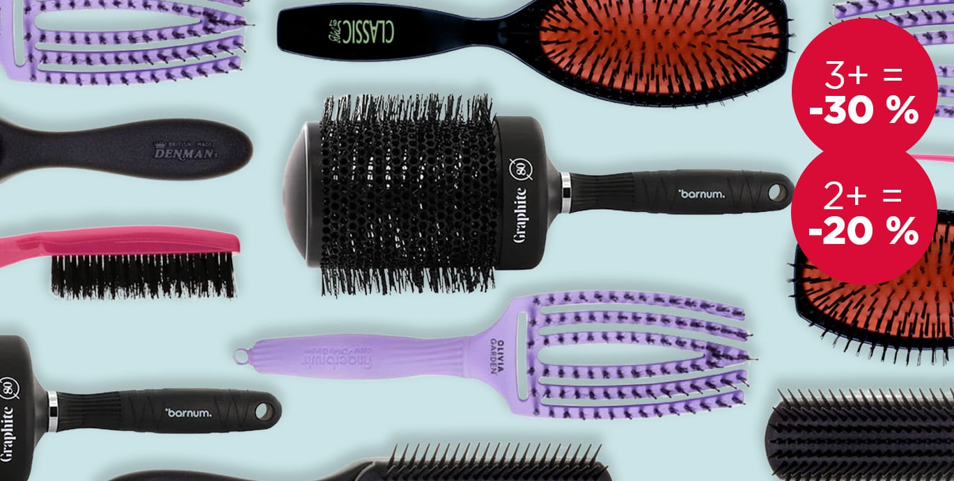 Brosse à cheveux: 3+ = -30 %