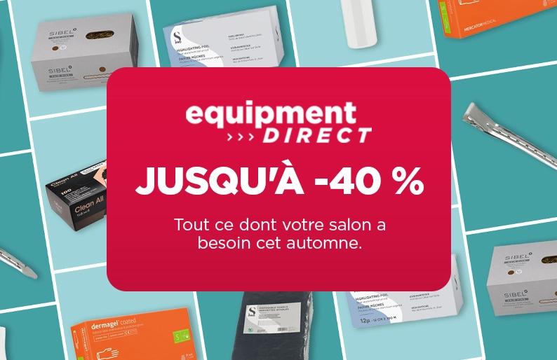 Offres sur le matériel de coiffure :  jusqu'à -40 %